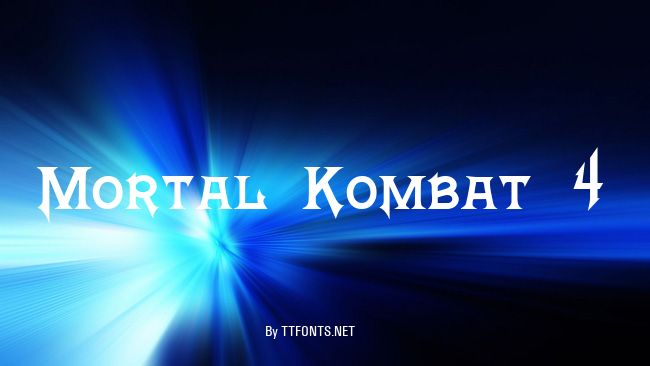 Mortal Kombat 4 example